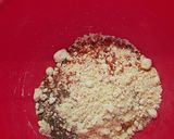 A picture of step 1 of Mixed flour masala puri.