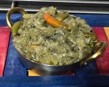 A picture of step 7 of Bangla Lau Beshwari (A Lost Recipe).