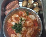 Foto del paso 1 de la receta: Spaghetti Denisse, Camarones y Chorizo