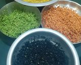 A picture of step 2 of Colorful Til ka mukhwas.