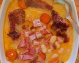 Bableves füstölt hússal recept fázis 5 fotója