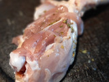 Verduras salteadas con pollo al limón, apto para bebés