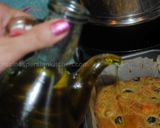 A picture of step 8 of My savoury bread (cake) نان زیتون با سبزیجات.