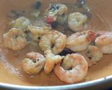 A picture of step 3 of Olkopi Chingri / Kohlrabi with Prawns.