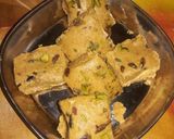 A picture of step 9 of Leftover Mawa Besan Barfi.