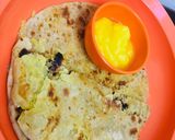 A picture of step 16 of Puran Poli or Gari Rotli.