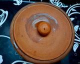 A picture of step 1 of Panta Bhat.