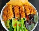 รูปขั้นตอนการทำที่ 10 ของ บะหมี่ไก่ทอด