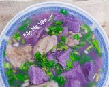 Hình bước làm 4 của món Canh sườn non nấu khoai mỡ