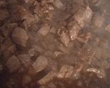 A picture of step 5 of Mutton Kaleji.