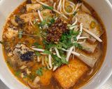 A picture of step 12 of Vegan Lemongrass “Beef” Noodle Soup (Bún Bò Huế.
