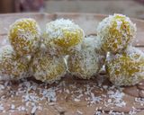 મેંગો કોકોનટ લાડુ(mango coconut laddu in Gujarati recipe) રેસીપી સ્ટેપ3ફોટો