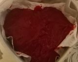 A picture of step 7 of Red velvet cake for my Ma.