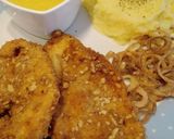 Rántott hús diós panírban, narancsszósszal recept fázis 4 fotója