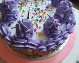 A picture of step 8 of Colourful cream cake.