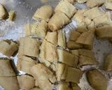 A picture of step 1 of Raw banana Khasta kachori.