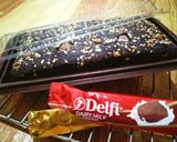 Foto langkah ke 8 dari resep Brownies Delfi Dairy Milk.