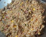 बीन्स फ्राइड राइस(Beans fried recipe in Hindi) रेसिपी चरण 6 फोटो