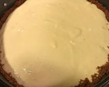 A picture of step 6 of Coffee Lotus baked Cheesecake.