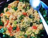 A picture of step 5 of Daliya Pulao.