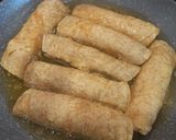 A picture of step 4 of Chicken Crispy Tacos (Tacos Dorados de Pollo).