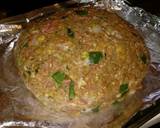 Giant Spaghetti Stuffed Meatball Dinner recipe step 3 photo