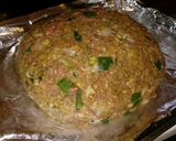 A picture of step 3 of Giant Spaghetti Stuffed Meatball Dinner.