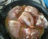 Foto del paso 2 de la receta: Arroz con pollo y guisantes