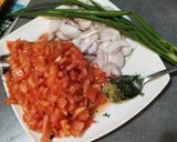 Une image de l'étape 4 de Rougail saucisses.