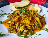 काशीफल के छीकल की सब्जी (kashifal ke chilke ki sabzi recipe in Hindi) रेसिपी चरण 2 फोटो