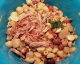 Foto del paso 7 de la receta Ensalada de patatas con pulpo y atún rojo