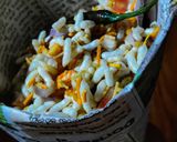 A picture of step 2 of Bhel (Odisha style).