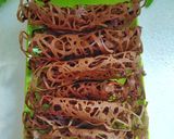 Foto langkah ke 4 dari resep Sarang Laba Laba Coklat.