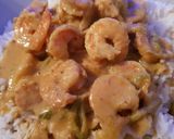 A picture of step 15 of My Yellow Coconut Curried Chicken & king Prawns. 😀.