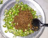 A picture of step 3 of Mirch achaar.