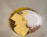 A picture of step 1 of Gluten Free Chocolate Chip Brownies.