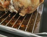 A picture of step 14 of Roast turkey with sweet chestnut, cranberry and port stuffing.
