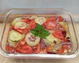 Tárkonyos paradicsomos uborkasaláta 🥒🍅🧅 recept lépés 2 foto