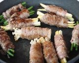 Foto langkah ke 4 dari resep Beef Enoki & Vegetables Roll Devina Hermawan.