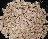 Tejszínes csirke gombával recept fázis 2 fotója