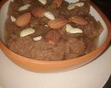 A picture of step 7 of Aate ka halwa.