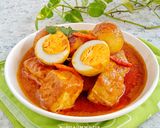 Foto langkah ke 5 dari resep Opor Pedas Tahu Telur.