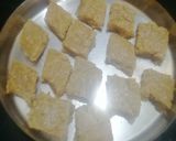 A picture of step 7 of Besan barfi.