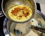A picture of step 5 of Shevgyachi Kadhi (Drumstick beans Kadhi).