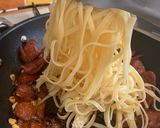 A picture of step 6 of Prawns and Chorizo Pasta.