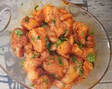 Foto del paso 3 de la receta: Pollo especiado fiones con arroz vaporizado
