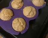 Foto del paso 3 de la receta: Muffins de banana rellenos de mantequilla de maní