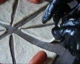 Φωτογραφία βήματος 3 της συνταγής Εύκολα λουκανικοπιτάκια με αφράτη σπιτική ζύμη!!!!