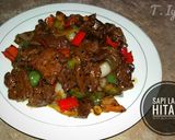 Foto langkah ke 6 dari resep Sapi Lada hitam / beef Blackpapper.