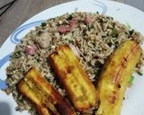 Foto del paso 8 de la receta: Chaufa de Pollo con Plátano frito